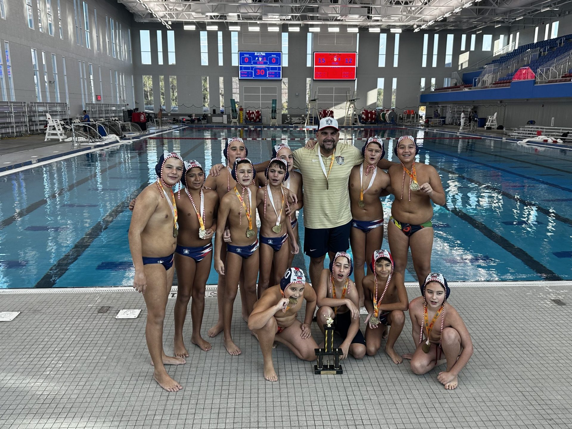 In Ocala Fast, the Gladiators take 1st place at the November Blast Tournament, Florida Water Polo